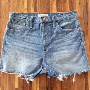 Madewell Perfect Jean Short in Ullman Wash